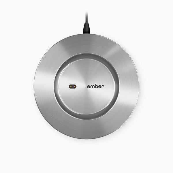 Silver Ember 2 Extra 2 Charging Coaster | US-AHQKR5719